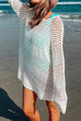 Camilladress Long Sleeves Hollow Out Crochet Beach Cover Up Dress