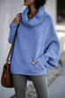 Camilladress Cowl Neck Batwing Sleeves Loose Sweater