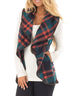 Camilladress Pockets Plaid Jacket Vest