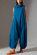 Camilladress Cowl Neck Sleeveless Hippie Loose Fit Lantern Jumpsuit