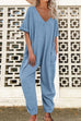 Camilladress V Neck Half Sleeves Loose Fit Jumpsuit