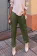 Camilladress Casual Pocketed Cargo Satin Jogger Pants