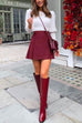 Camilladress High Waist Pleated A-line Mini Skirt