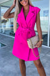 Camilladress Sleeveless Belted Double Breasted Blazer Dress