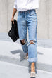 Camilladress Straight Leg Ripped Boyfriend Jeans