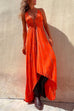 Camilladress V Neck High Low Hem Tie Dye Maxi Cami Dress