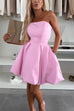 Camilladress Strapless Tube Pocketed Bubble Mini Dress